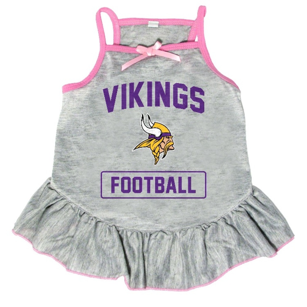 Minnesota Vikings Dog & Cat Dress | Sz L (for smaller dogs)